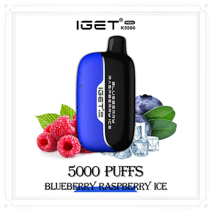 Blueberry Raspberry Ice - IGET Moon 5000 Puffs | New Arrival Blueberry Raspberry Ice - IGET Moon 5000 Puffs | New Arrival