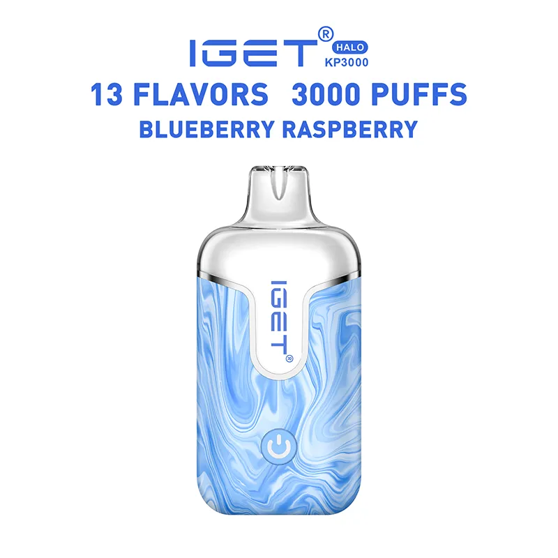 Blueberry Raspberry - IGET Halo Vape Kit 3000 Puffs Blueberry Raspberry - IGET Halo Vape Kit 3000 Puffs