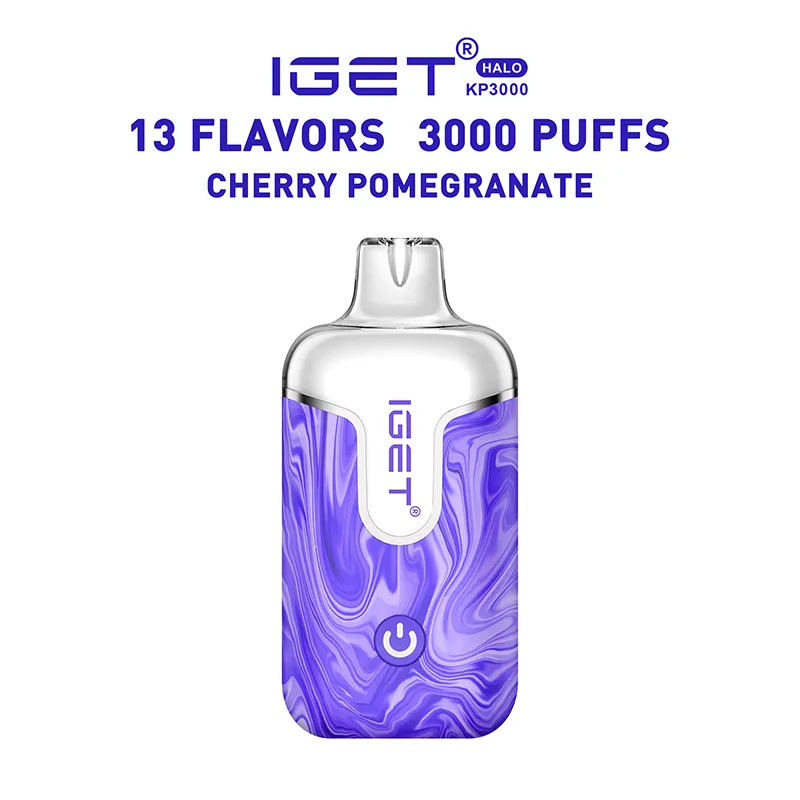 Cherry Pomegranate - IGET Halo Vape Kit 3000 Puffs Cherry Pomegranate - IGET Halo Vape Kit 3000 Puffs