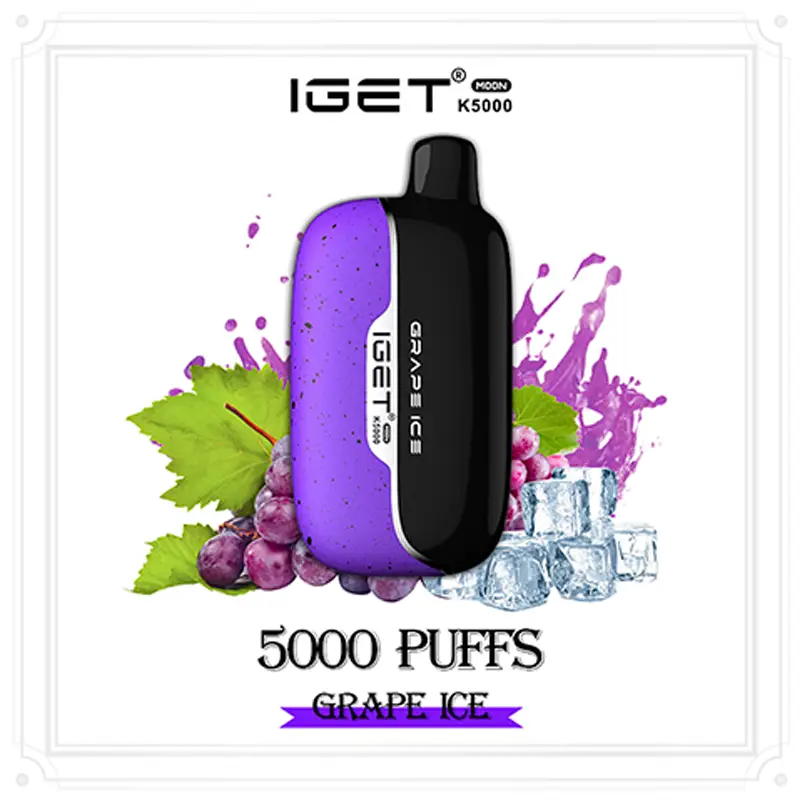 Grape Ice - IGET Moon 5000 Puffs | New Arrival Grape Ice - IGET Moon 5000 Puffs | New Arrival