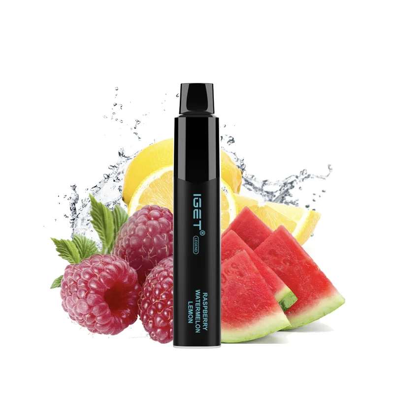 IGET Legend 4000 Puffs - Raspberry Watermelon Lemon New Arrival IGET Legend 4000 Puffs - Raspberry Watermelon Lemon New Arrival