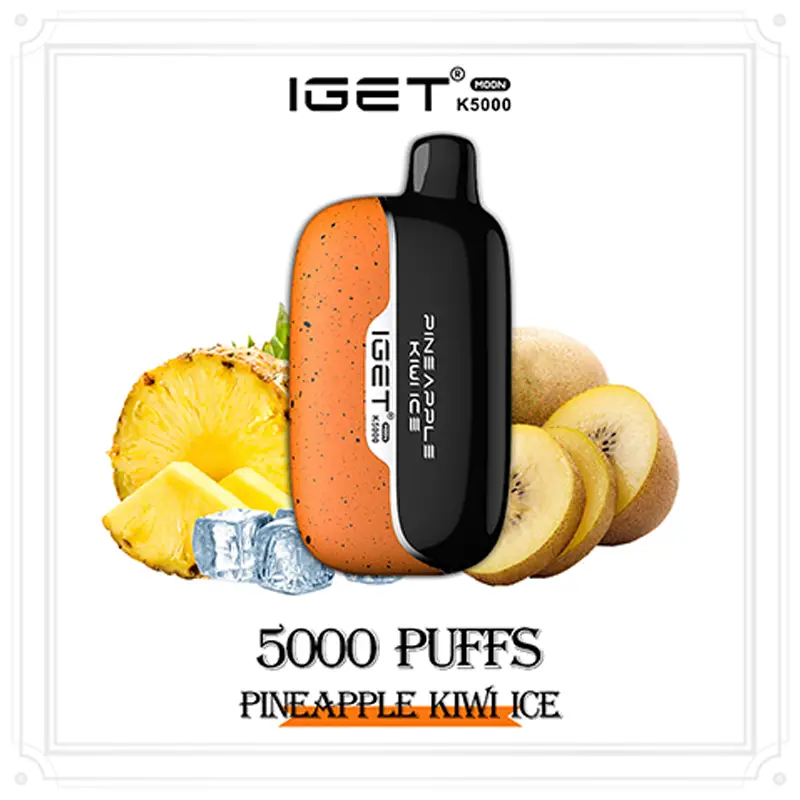 Pineapple Kiwi Ice - IGET Moon 5000 Puffs | New Arrival Pineapple Kiwi Ice - IGET Moon 5000 Puffs | New Arrival
