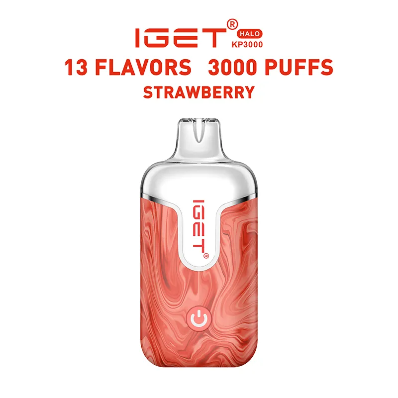 Strawberry - IGET Halo Vape Kit 3000 Puffs - IGET Vape Shop Strawberry - IGET Halo Vape Kit 3000 Puffs - IGET Vape Shop