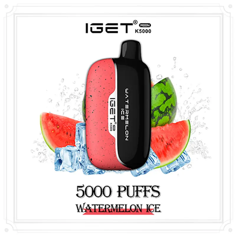 Watermelon Ice - IGET Moon 5000 Puffs | New Arrival Watermelon Ice - IGET Moon 5000 Puffs | New Arrival