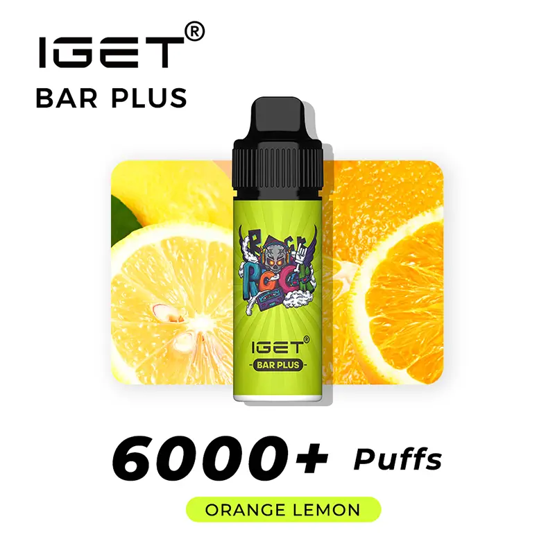 IGET Bar Plus 6000 Puffs - Orange Lemon IGET Bar Plus 6000 Puffs - Orange Lemon